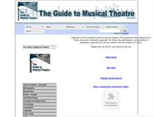 Tablet Screenshot of guidetomusicaltheatre.com